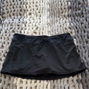 Lululemon Pace Rival Skirt Black Size 10 Tennis Golf Pickleball